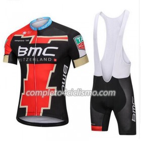 Completo Maglia + Pantaloncino con bretelle 2018 BMC Racing Team N002